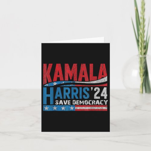 Harris_ Harris 2024 Us Flag Democratic President 2 Card