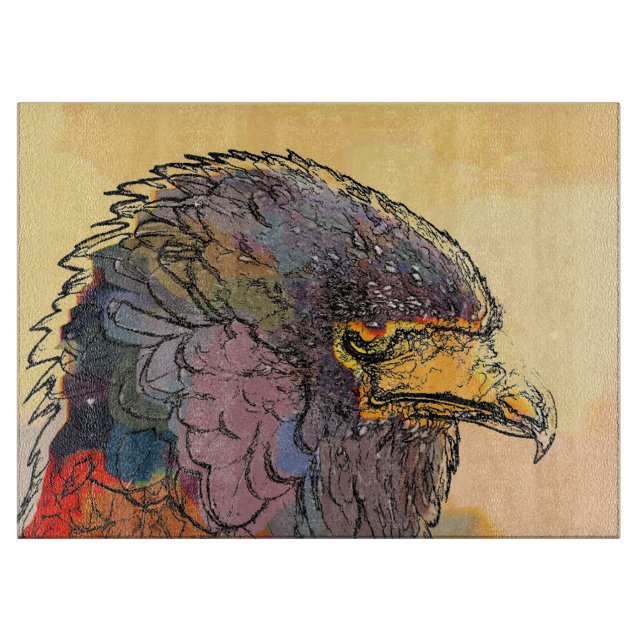 HARRIS HAWK CUTTING BOARD (Front)