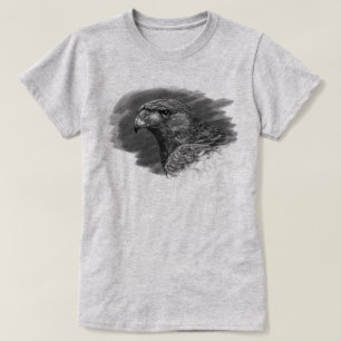 Harris Hawk Drawing T-Shirt