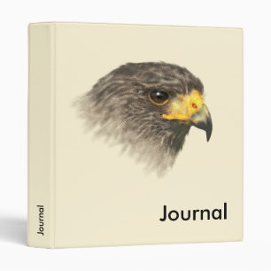 Harris Hawk - Mixed Medium 3 Ring Binder