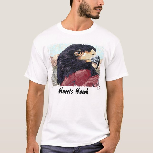 Harris Hawk textile T-Shirt (Front)