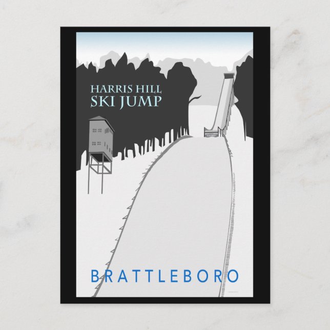 Harris Hill Ski Jump Postcard (Front)