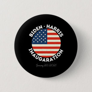 Harris Inauguration January 20th 2021 Retro Democr Button