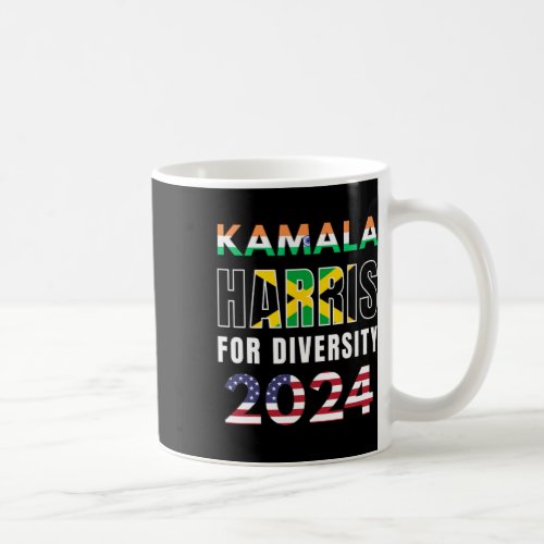 Harris India Jamaica Flag Diversity 2024  Coffee Mug