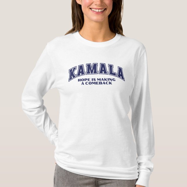 Harris Kamala 2024 Hope Is Making Comeback  T-Shirt (Front)