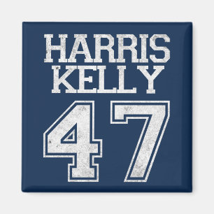 Harris Kelly 47th President 2024 Election Vintage Magnet