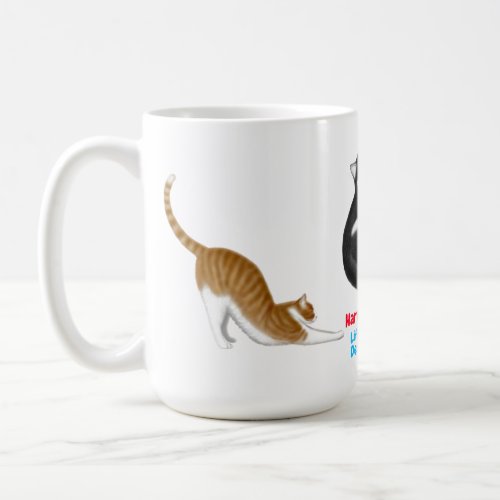 Harris Kunz Cats Democracy Election 2024 Coffee Mug