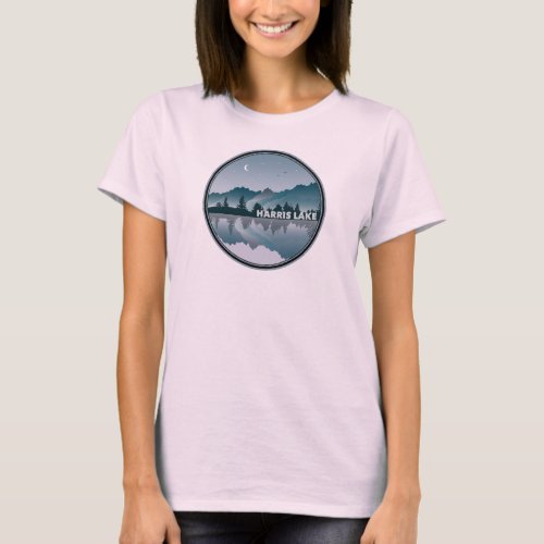 Harris Lake North Carolina Reflection T_Shirt