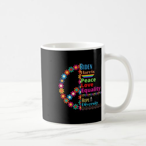 Harris Love Peace Diversity Equality Hope Shirt  Coffee Mug