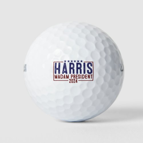 Harris Madam President 2024 Golf Balls