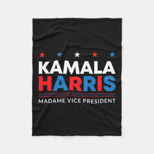 Harris Madame Vice President 2020 Feminist Electio Fleece Blanket