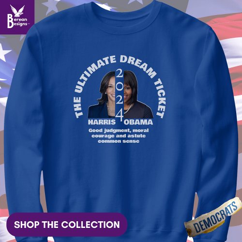 HARRIS OBAMA 2024 US Presidential Elections Sweatshirt