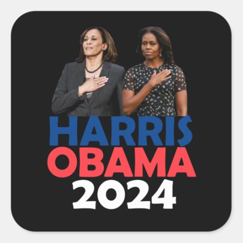 Harris Obama 2026 Square Sticker