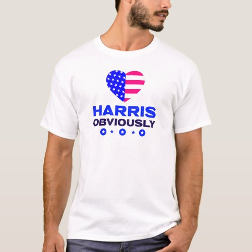 Harris Obviously Heart T_Shirt