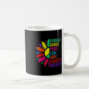 Harris Peace Love Equality Hope Diversity 1  Coffee Mug