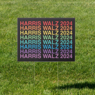 Harris Rainbow Sign