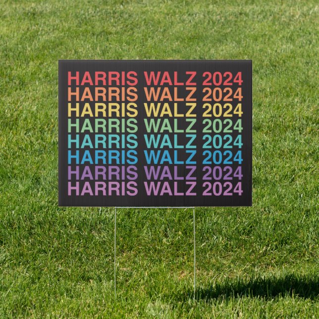 Harris Rainbow Sign (Insitu)