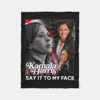 Harris Say It To My Face Fleece Blanket