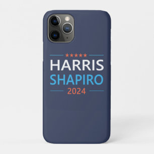Harris Shapiro 2024 Kamala Harris Democrat iPhone 11 Pro Case