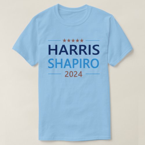 Harris Shapiro 2024 Kamala Harris Democrat T_Shirt