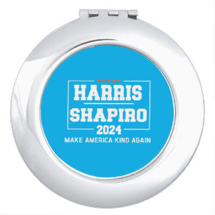 Harris Shapiro 2024 Make America Kind Again Compact Mirror