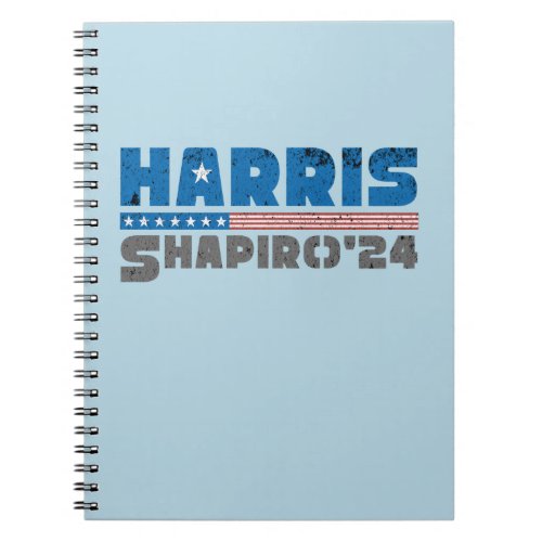 Harris Shapiro 2024 Patriotic Vintage Stripe Notebook