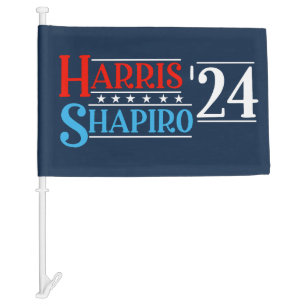 Harris Shapiro 2024 Retro Campaign Car Flag