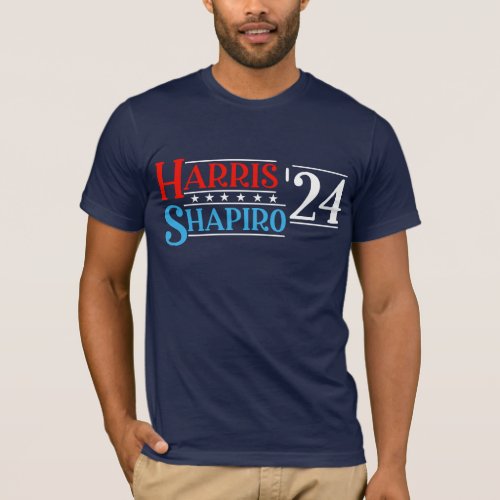 Harris Shapiro 2024 Retro Campaign T_Shirt