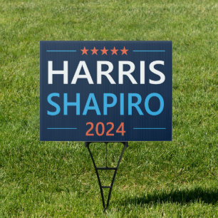 Harris Shapiro 2024 Sign