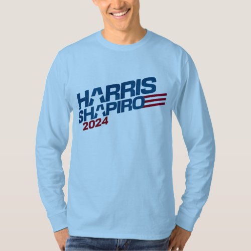 Harris Shapiro 2024 Stars and Stripes Patriotic T_Shirt