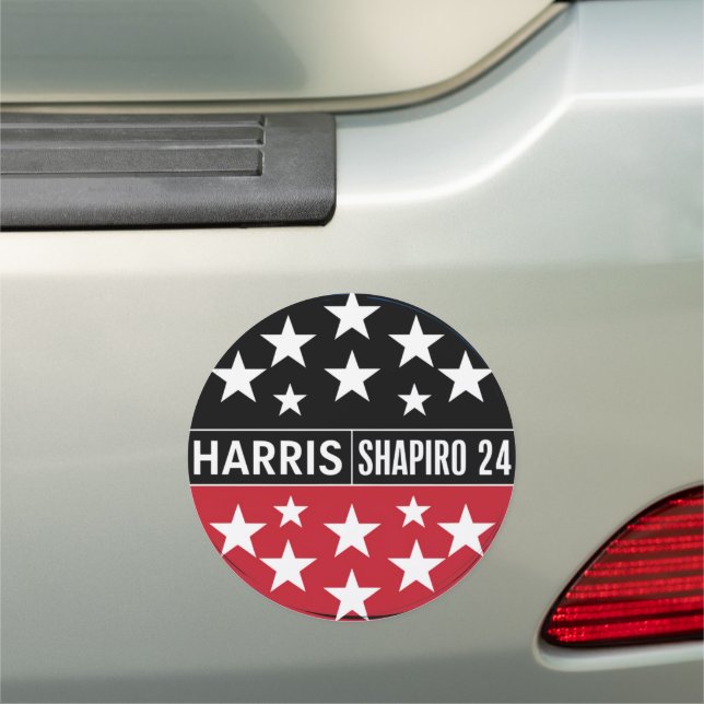 Harris-Shapiro 2024 Vintage President  Kamala Car Magnet (In Situ)