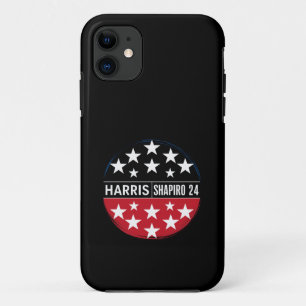 Harris-Shapiro 2024 Vintage President Kamala iPhone 11 Case