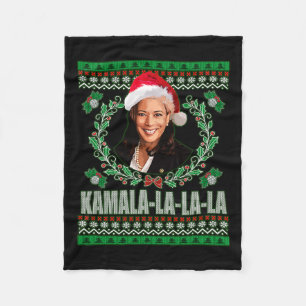 Harris Shirt Kamala La La La Women&#';s Ugly Chris Fleece Blanket