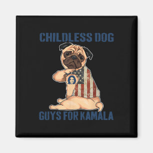 Harris Tattoo Childless Dog Ladies Guys Vote For K Magnet