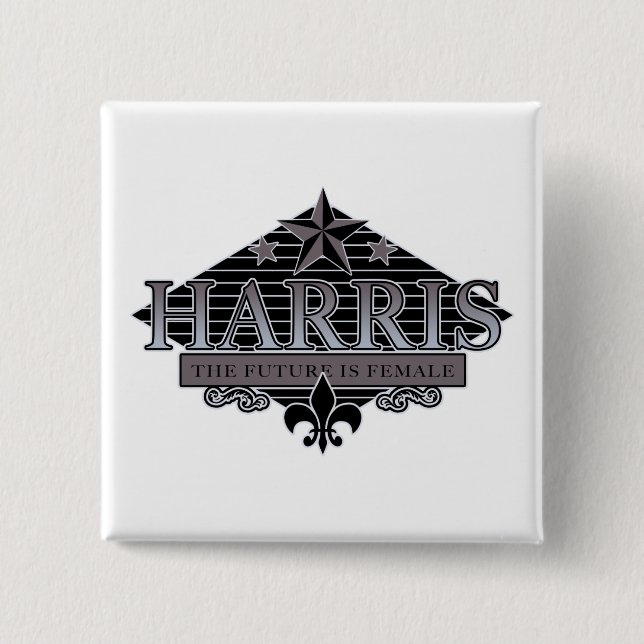 HARRIS the future is female Button (Front)