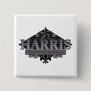 HARRIS the future is female Button