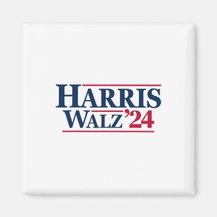 Harris Tim Walz 2024 24 For President Brat Usa Tee Magnet