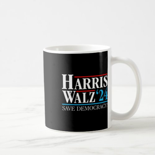 Harris Tim Walz Waltz 2024 Vice President Election Coffee Mug