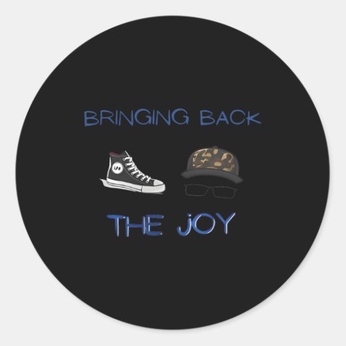 Harris Tim Walz Waltz Bringing Back The Joy  Classic Round Sticker