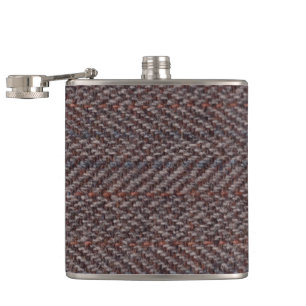 Harris Tweed Pattern Flask