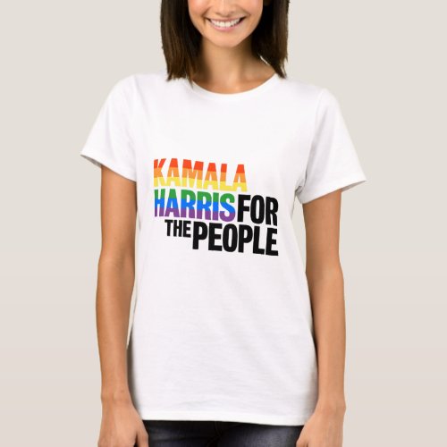 Harris Vice President Lgbt Gay Pride Rainbow  T_Shirt