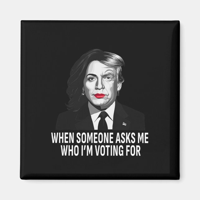 Harris Vs Donald Trump Funny Election Meme  Magnet (Front)