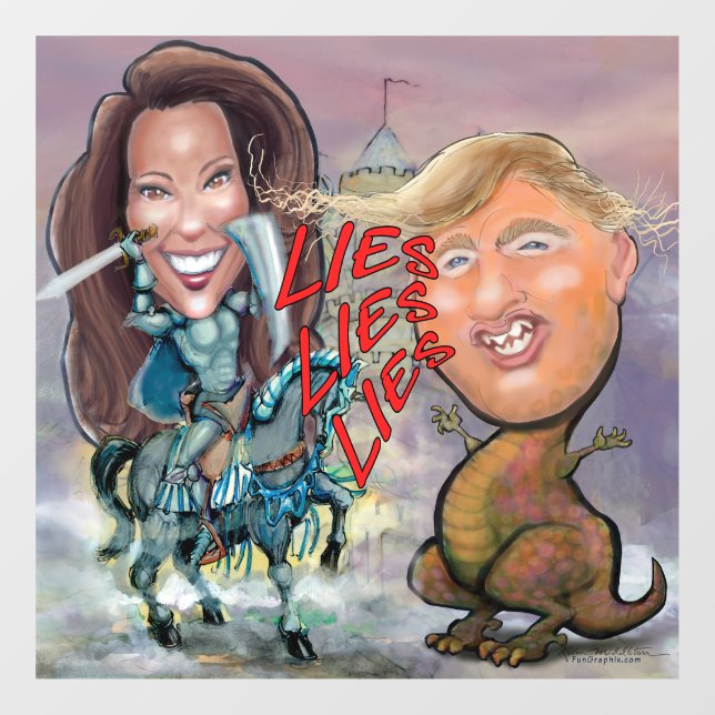 Harris vs Trump Window Cling (Sheet)