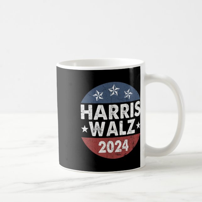 Harris W Waltz 2024 Retro Vintage  Coffee Mug (Right)