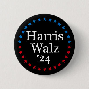 Harris Waltz 2024 Election Kamala Harris 2024 Button