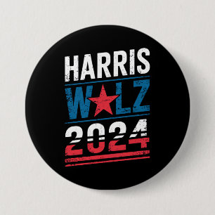 Harris Waltz 2024 Election Kamala Harris Tim Waltz Button