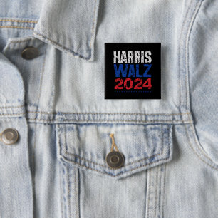 Harris Waltz 2024 Election Kamala Harris Tim Waltz Button