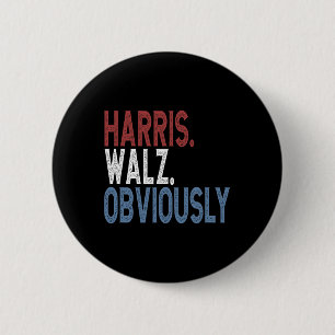 Harris Waltz 2024 Election Kamala Harris Tim Waltz Button