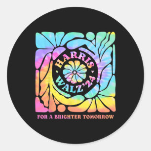 Harris Waltz 2024 Election Kamala Harris Tim Waltz Classic Round Sticker
