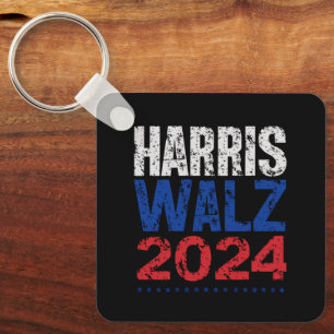 Harris Waltz 2024 Election Kamala Harris Tim Waltz Keychain